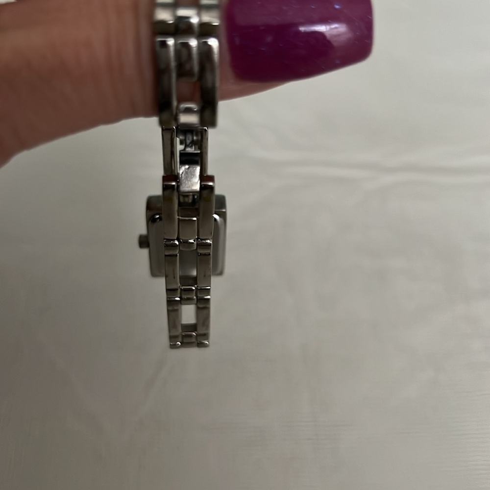 Ak Anne Klein Women’s Small Rectangular Silver Br… - image 6